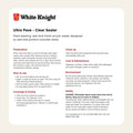 White Knight Ultra Pave 4L Clear Sealer - Waterproof, Concrete & Paving Sealer