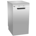 Haier 45cm Compact Freestanding Dishwasher - 10 Place Settings - Silver - Hygiene Wash - HDW10F1S1