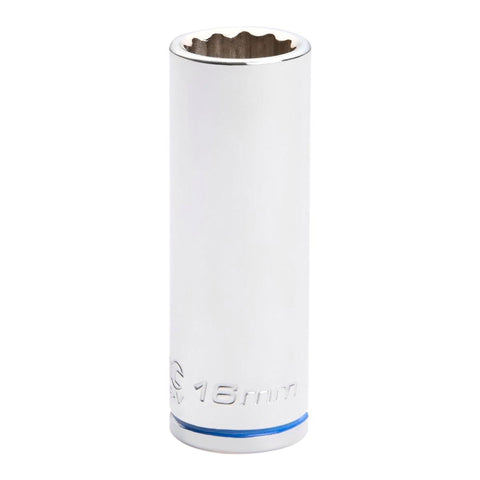 Kincrome 16mm Deep Socket - Chrome Vanadium Steel - Rust Resistant - SuperSaverAU - view 1