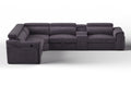 Ostro Furniture Stellar modular 5 seater lounge - charcoal, reclining seats, plywood frame - LOSTELSSCC3519