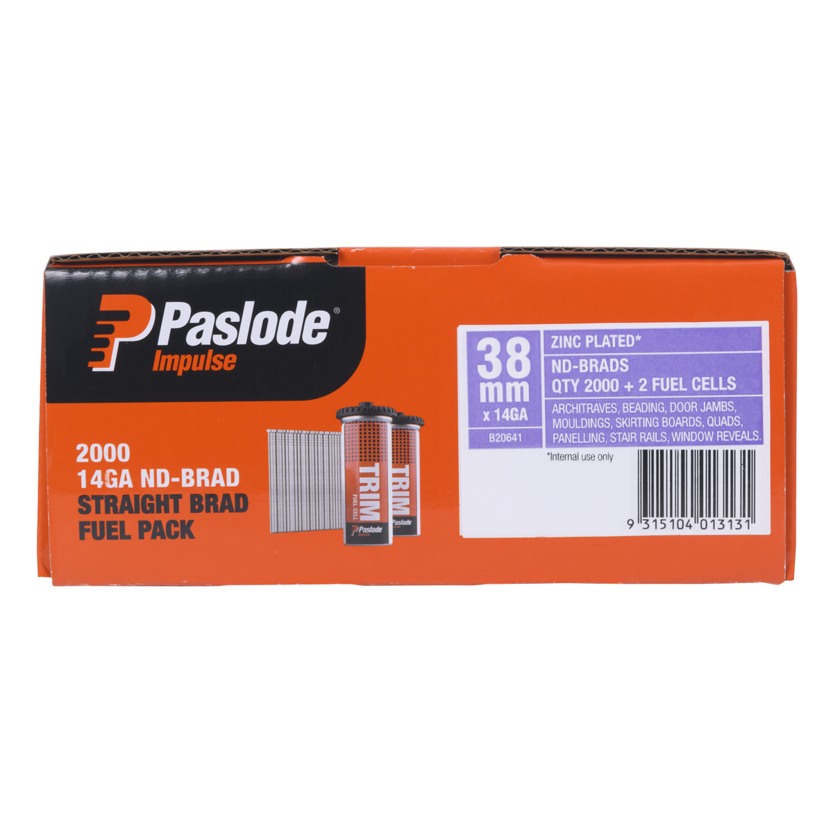 Paslode Nd Brad - 14g x 38mm - Zinc Plated - 2000 Pack - SuperSaverAU - view 2