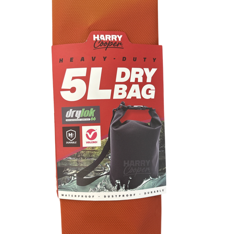Harry Cooper 5L Sunset Dry Bag - Waterproof - 280mm x 360mm x 150mm - SuperSaverAU - view 1