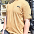 DeWALT Typhoon Crew Neck Work T-Shirt - Clay, Size S, Cotton/Polyester