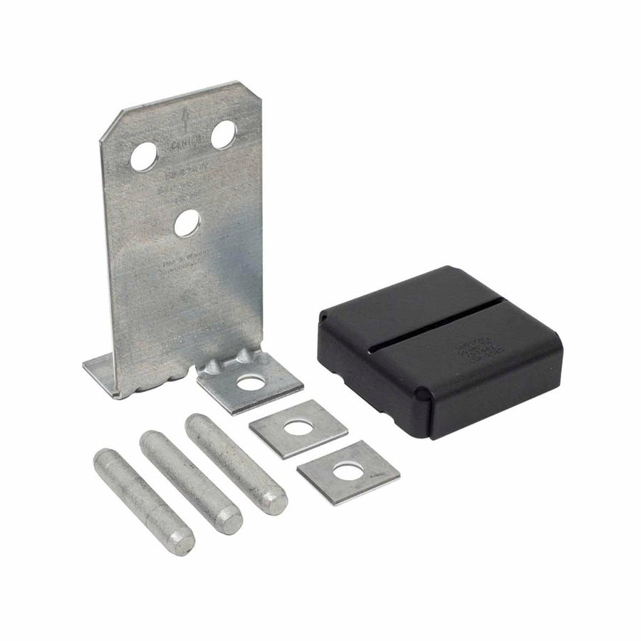 Simpson Strong-Tie Concealed Post Base - 90mm - Carbon Steel - ZMAX Galvanised - SuperSaverAU - view 1