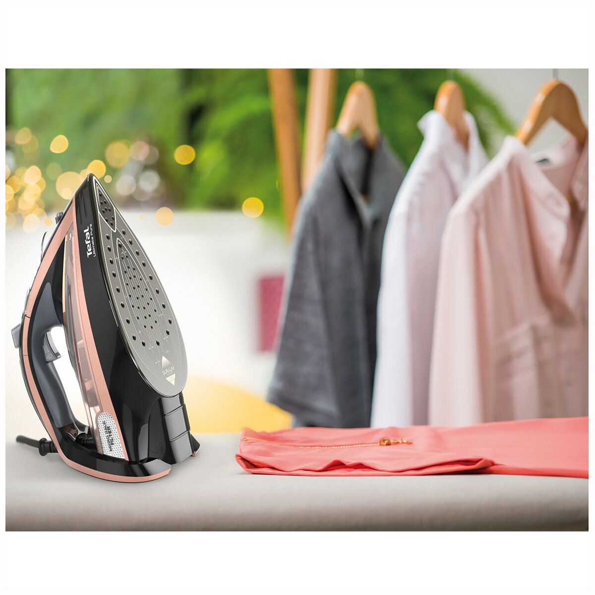 Tefal Ultimate Pure Steam Iron 2400W - 350ml Tank, 260g/min Steam Boost, Airglide Soleplate - FV9849