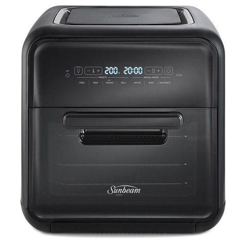 Sunbeam All-In-One 11L Air Fryer Oven - Rotisserie, Grill Plate, Five Functions, Black - AFP5300BK