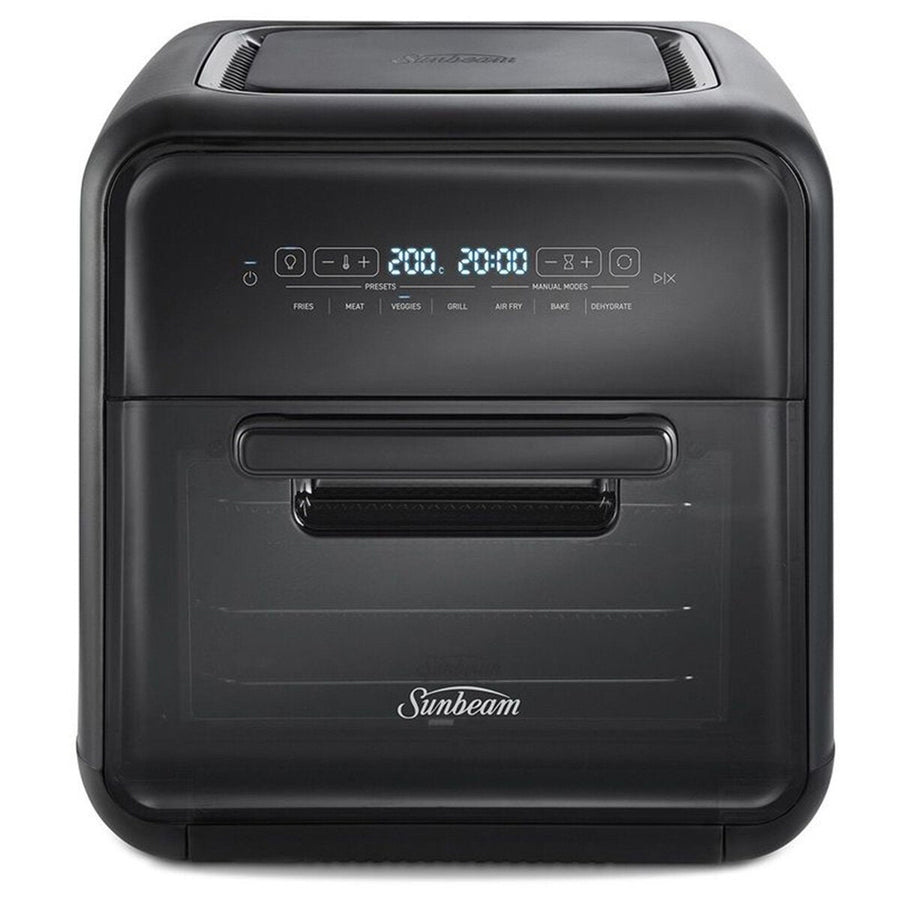 Sunbeam All-In-One 11L Air Fryer Oven - Rotisserie, Grill Plate, Five Functions, Black - AFP5300BK
