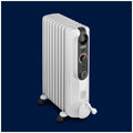DeLonghi Radia Easytronic 2000W Oil Column Heater - 12 Temperature Settings, 3 Comfort Modes - TRRSE0920T
