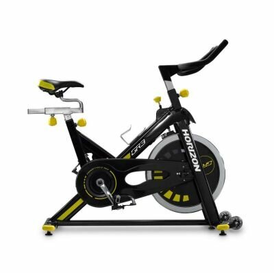 Horizon Fitness GR3 spin bike - micro-adjustable tension - Glow Ride lighting - 3 handlebar positions - HZ-GR3