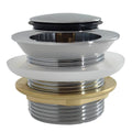 Kinetic 40mm Chrome Non Overflow Pop Up Bath Waste - Lead Free Brass - Durable - SuperSaverAU - view 1