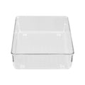 Boxsweden 23 x 15 x 5cm Crystal Storage Tray, Clear PET, 2L, Stackable