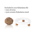 Kokedama Kit - 150mm - Ceramic - Unique Plant Display - SuperSaverAU - view 2
