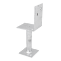 Pryda Half Stirrup Post Anchor 130mm M10 - Grey - Durable Termite Protected - SuperSaverAU - view 2
