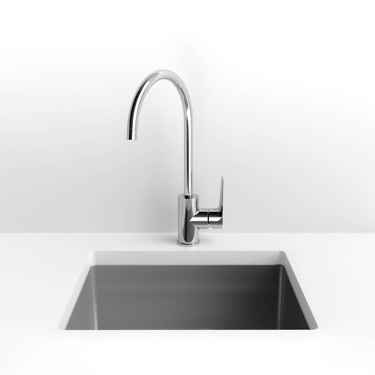 Phoenix Chrome Bailey Sink Mixer - 360° Swivel Spout - Lead-Free Brass - 99mm x 370mm x 237mm - SuperSaverAU - view 3