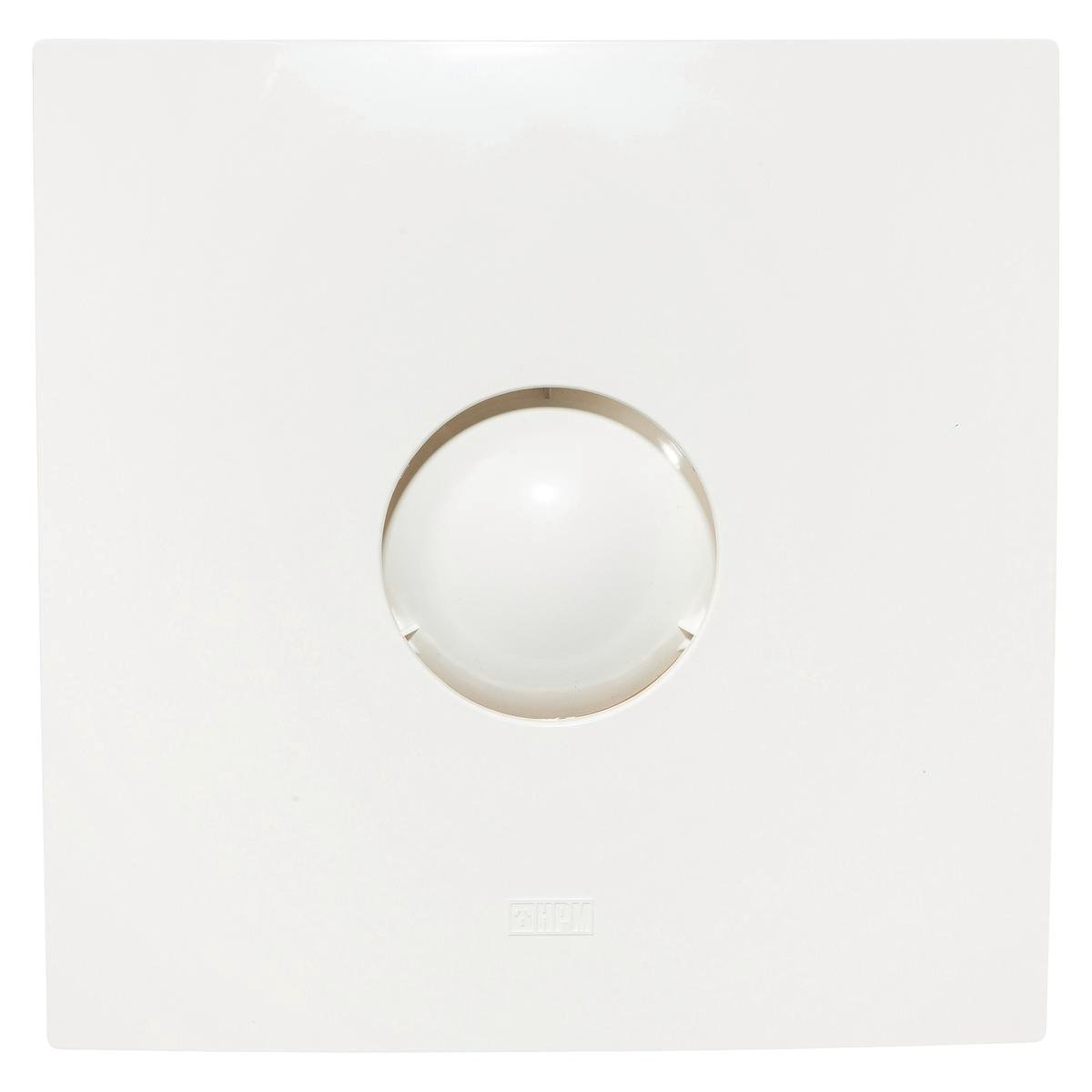 HPM 150mm White Square Wall Exhaust Fan - Plastic - Strong Airflow - SuperSaverAU - view 1