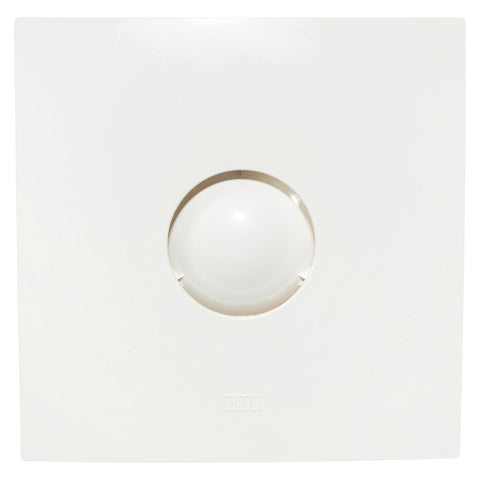 HPM 150mm White Square Wall Exhaust Fan 24W 218m³/h Back Draft Stopper EF150SQWE