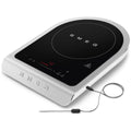 Smeg Portable Induction Hob - Matte White, Temperature Probe, Boost Function - PIC01WHMAU