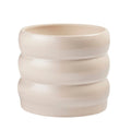 Borralheira Indoor Ceramic Pot - 180 x 155mm - Smooth Bone - Durable & Waterproof - SuperSaverAU - view 2
