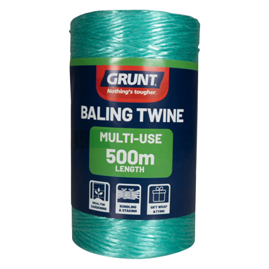 Grunt 500m Green Baling Twine, Polypropylene