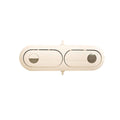 Fluidmaster Dual Flush Cistern Button - 124mm x 30mm - Plastic - White - SuperSaverAU - view 1