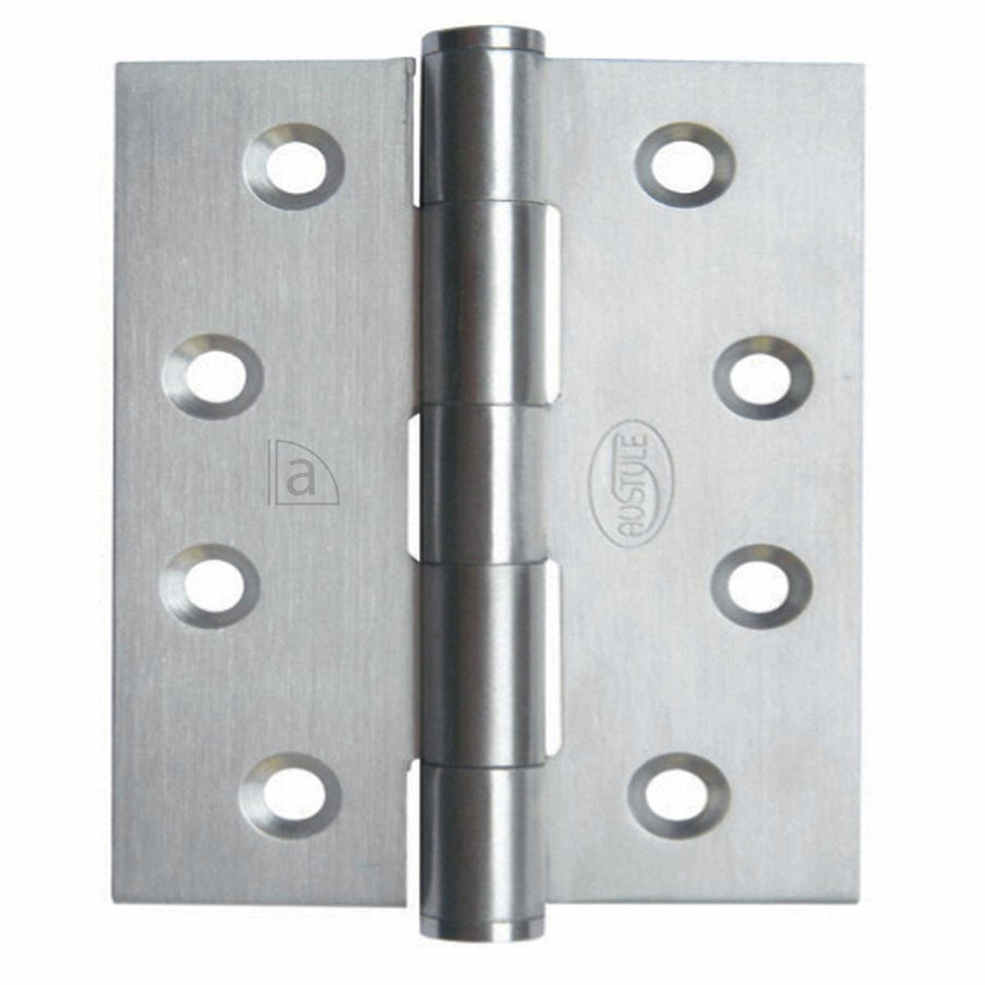 Austyle 304 Stainless Steel Fire Rated Fixed Pin Hinge 100mm x 75mm - 1 Pack - SuperSaverAU - view 1