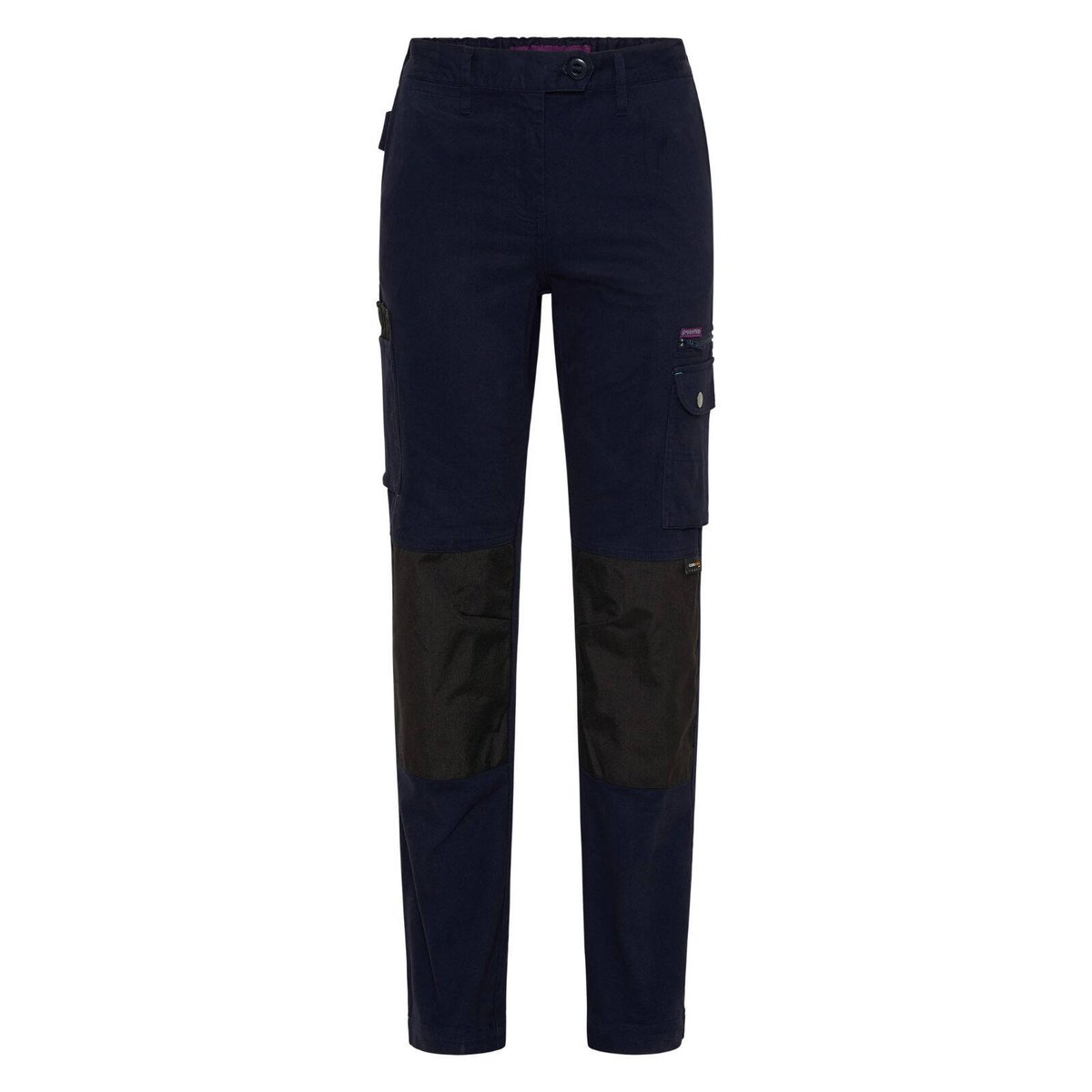 Green Hip Skinny Flex Pants Black Size 24 - High Rise - Utility Pockets - UPF 50+ - SuperSaverAU - view 1