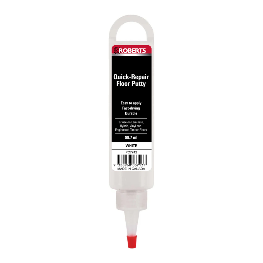 Roberts Quick Repair Floor Putty - Acrylic - 88ml - White - Fast Drying - SuperSaverAU - view 1