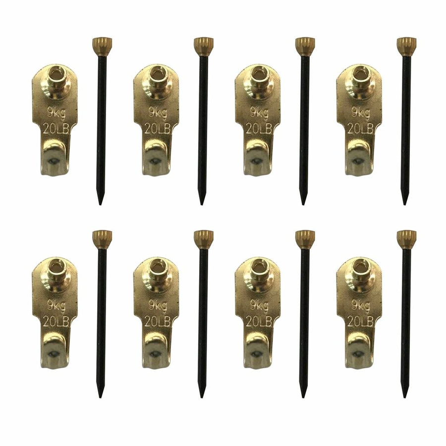 Everhang Picture Hanging - 8kg - Brass Plated - 8 Pack - SuperSaverAU - view 1