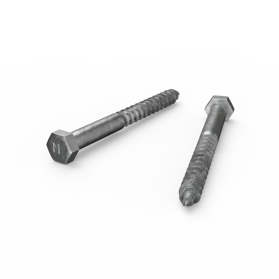 Zenith M12 Hex Head Coach Screws - 130mm - Hot Dip Galvanised - Heavy-Duty - SuperSaverAU - view 1