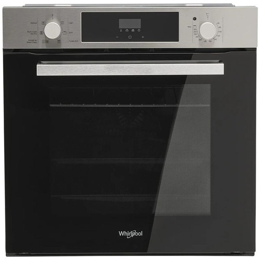 Whirlpool 60cm multi-function oven - 67L net, Air Fry, forced air cooking, stainless steel - W3OMK55HR0XC