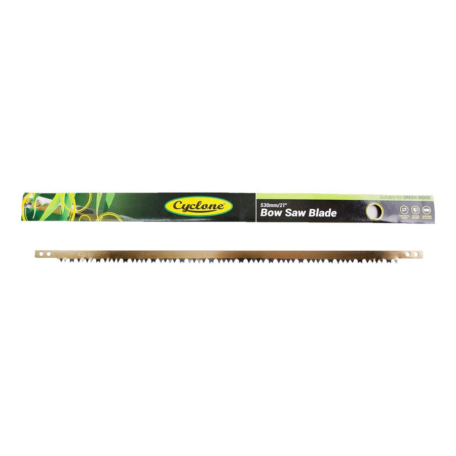 Cyclone 21" Green Bow Saw Blade - 530mm High Carbon Steel - Durable - SuperSaverAU - view 1