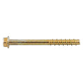 Ramset AnkaScrew 8 x 100mm Zinc-Plated Masonry Anchor - Flanged Hex Screw-In - 10 Pack