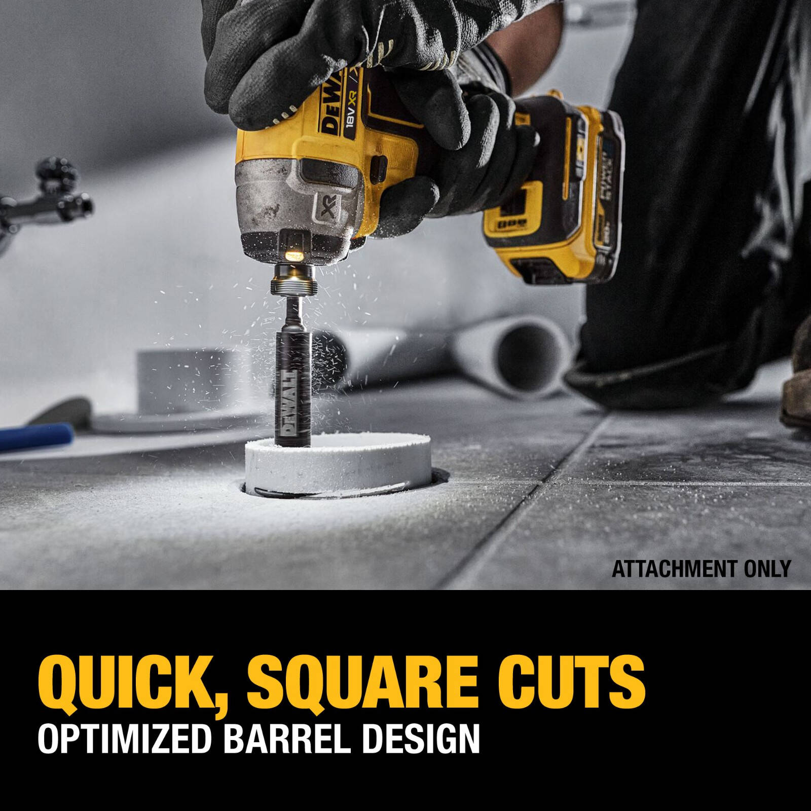 DeWALT 34mm Diamond Grit Inside Pipe Cutter DT20563-QZ