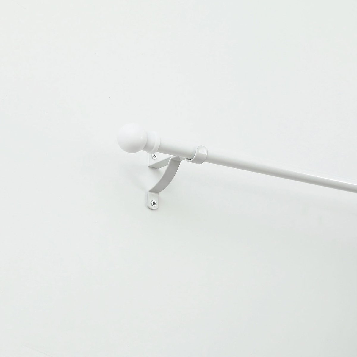 Windoware Curtain Rod Bracket - 16mm - White - 2 Pack - Metal - Durable - SuperSaverAU - view 2