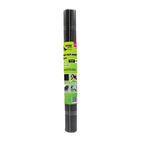 Croc Grip Anti Slip Sheet - 500mm x 500mm - Black - P5 Rated - SuperSaverAU - view 1