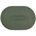 Maxfind Green Oval Scraper Doormat 40 x 60cm - Eco-Friendly Dirt Trapping - SuperSaverAU - view 1