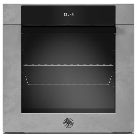 Bertazzoni 60cm Modern Series Pyrolytic Built-In Oven - Zinc, Food Probe, TFT Touchscreen - F6011MODPTZ-23