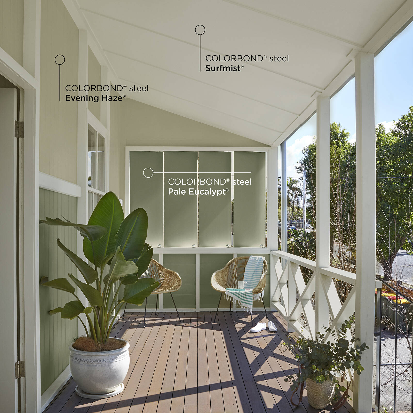 Wattyl Solagard Pale Eucalypt Low Sheen Pre-tinted Exterior Paint 1L UV Resistant Outdoor