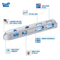 Empire 205mm True Blue Magnetic Billet Torpedo Level - Silver - SuperSaverAU - view 4