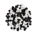 Tuscan Path Decorative Glass Gems - 1kg 17-19mm - Black and White - Indoor/Outdoor Use - SuperSaverAU - view 1