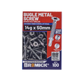 Bremick Metal Bugle Screw 14g x 50mm T40 B8 - Box of 100 - Corrosion Resistant - SuperSaverAU - view 2