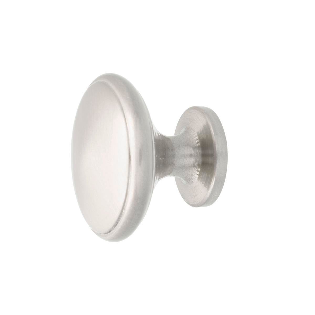 Prestige 30mm Mushroom Knob - Brushed Nickel - Zinc Alloy - Easy Install - SuperSaverAU - view 1