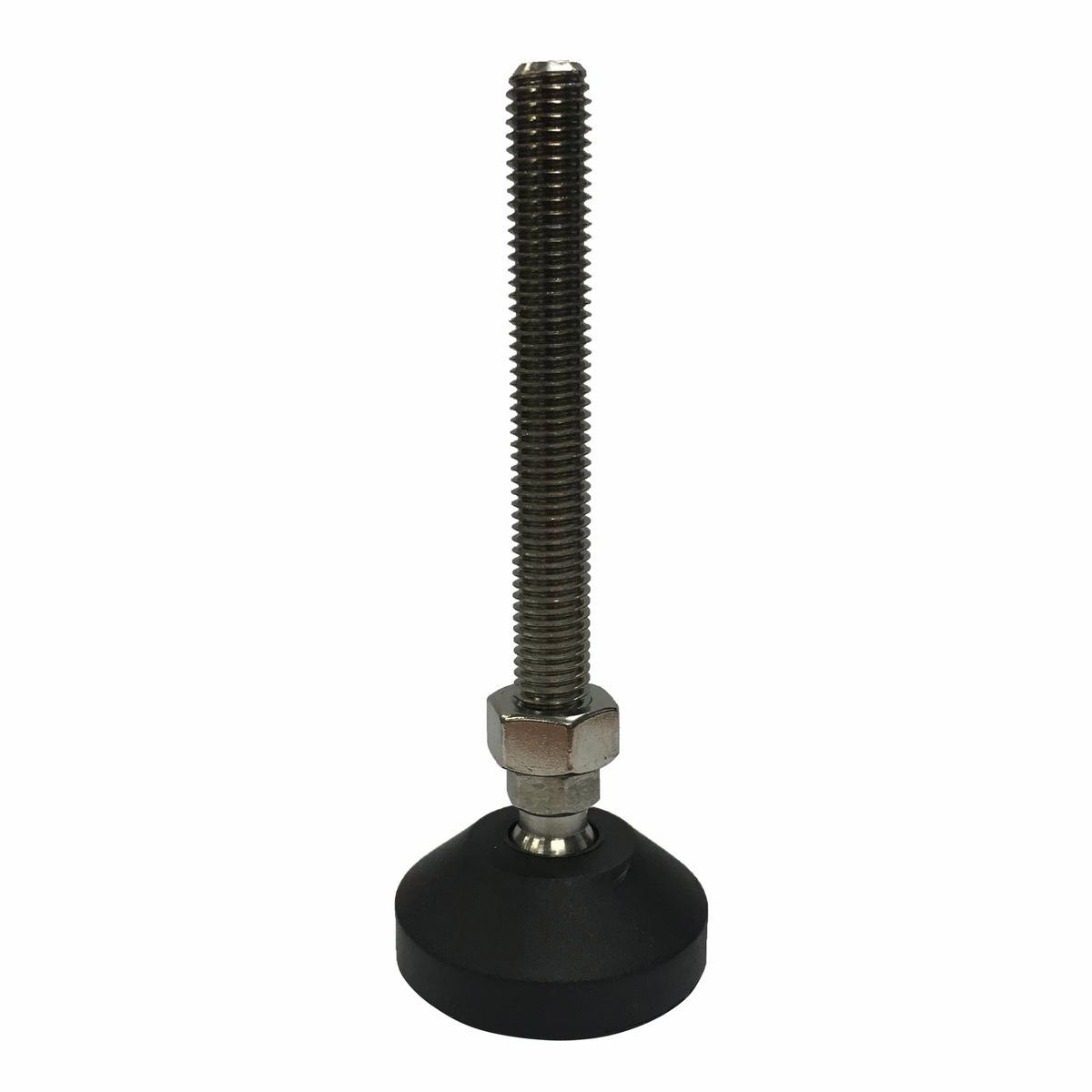 Easyroll 50mm Round Adjustable Foot - Nylon Rubber - 500kg Load Capacity - SuperSaverAU - view 1