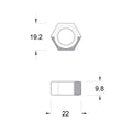 Zenith M12 Hex Nuts - Stainless Steel 304 Grade - 40 Pack - Durable - SuperSaverAU - view 3