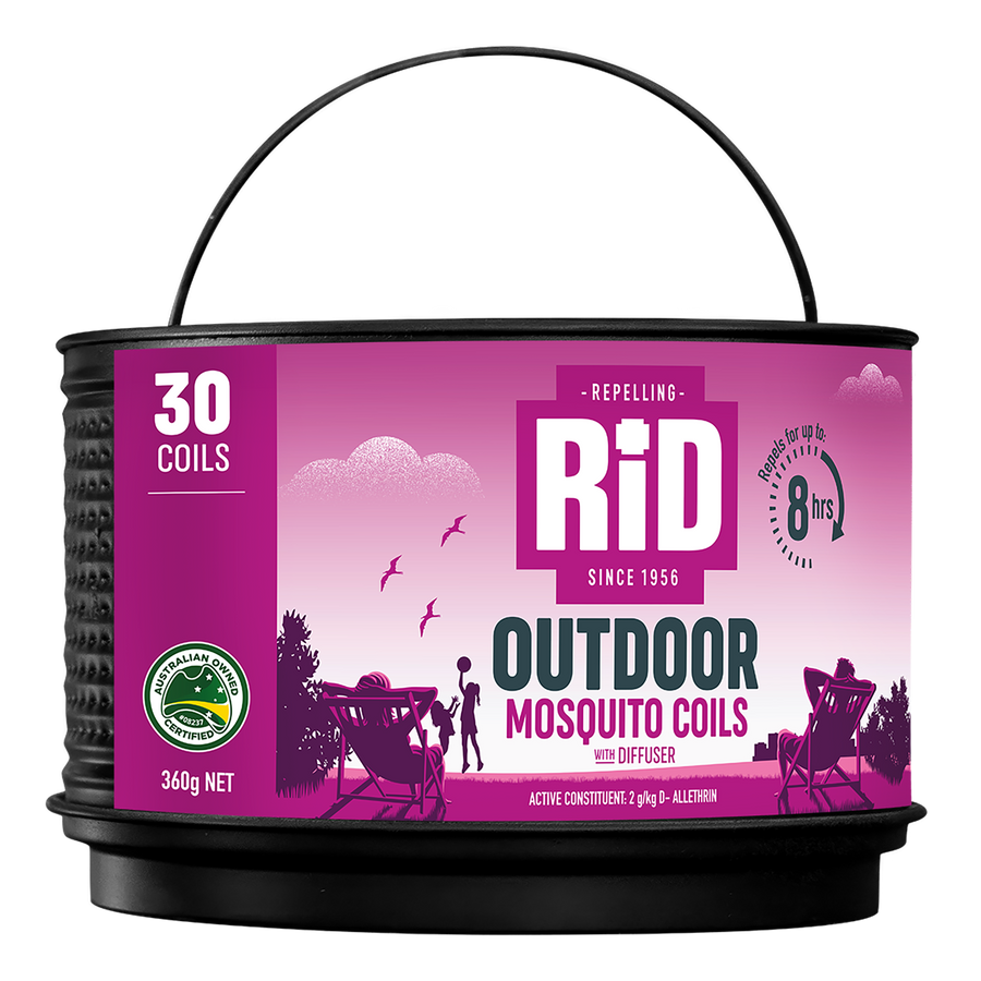 RID Insect Repellent Outdoor Mosquito Coils - 30 Pack