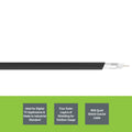 Antsig 5m RG6 Quad Coaxial Cable - Digital TV - Outdoor Use - High Quality - SuperSaverAU - view 2
