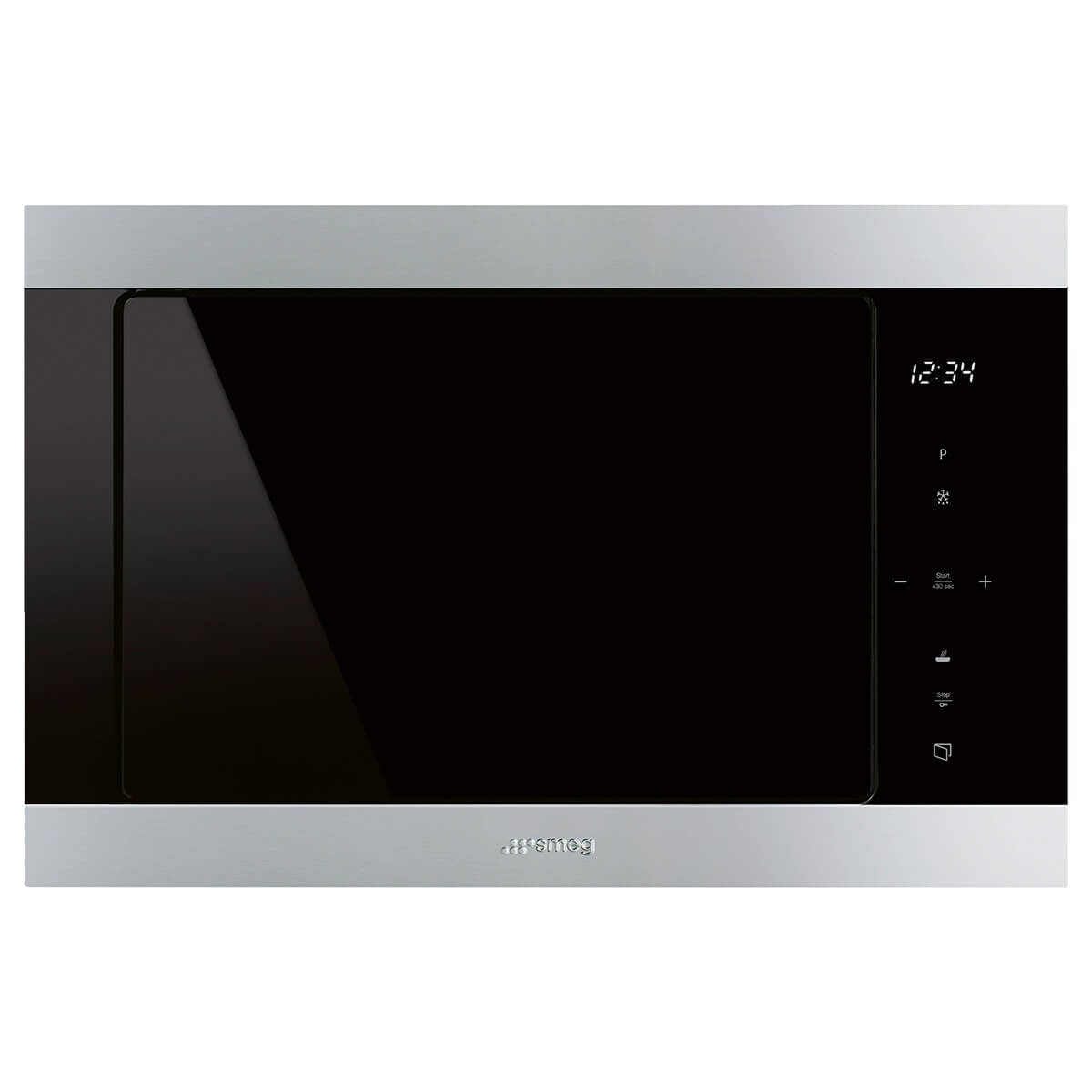 Smeg Classic 25L Built-In Microwave with Grill - Stainless Steel, 900W Microwave, 1000W Grill - FMIA325X