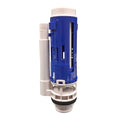 Fluidmaster 38mm Dual Button Cistern Outlet Valve, Blue Plastic