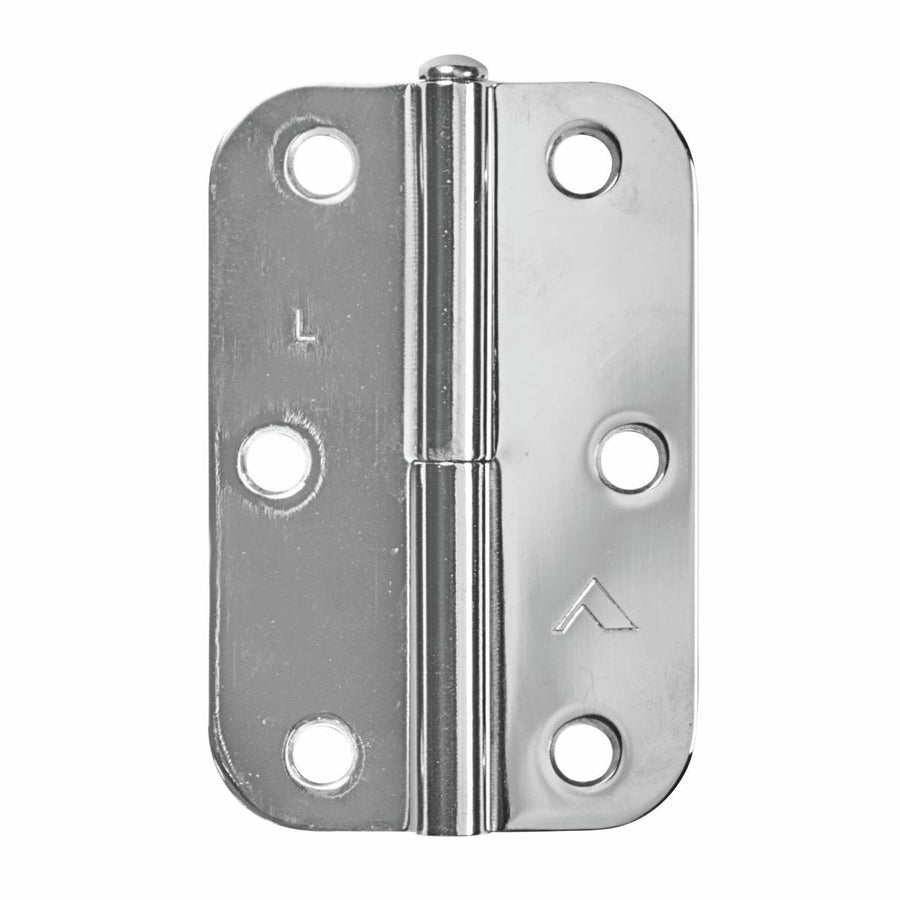 Pinnacle Lift Off Radius Hinge - 90mm - Chrome Plated - Left Hand - 20 Pack - SuperSaverAU - view 1
