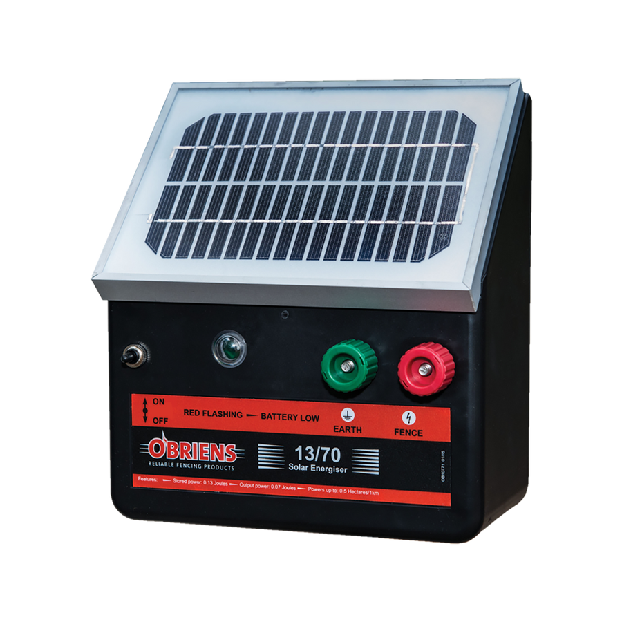 O'Briens Electric Fencing Solar Energiser - 250mm - Durable - Easy Install - SuperSaverAU - view 1